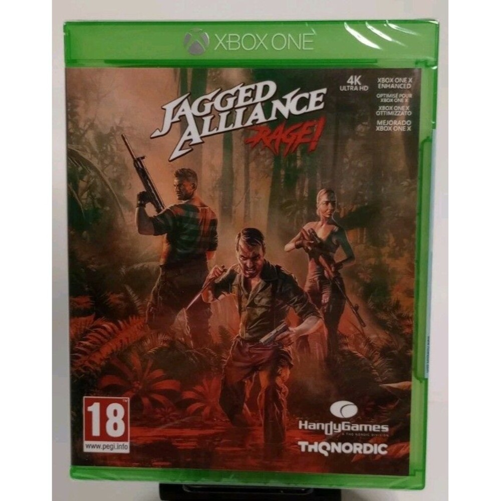 Jagged Alliance: Rage! – Xbox One 4K Ultra• Factory Sealed •THQ NORDIC Division.